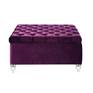 Jii Oversized Button Tufted Storage Ottoman