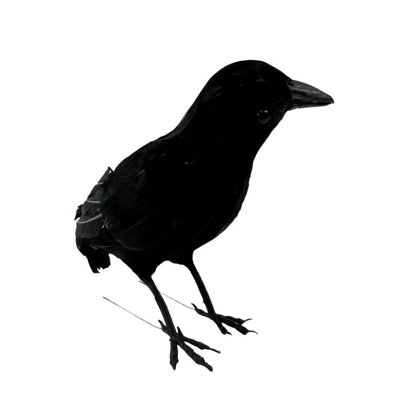 The Holiday Aisle Raven Movie Prop Crow Halloween Decoration