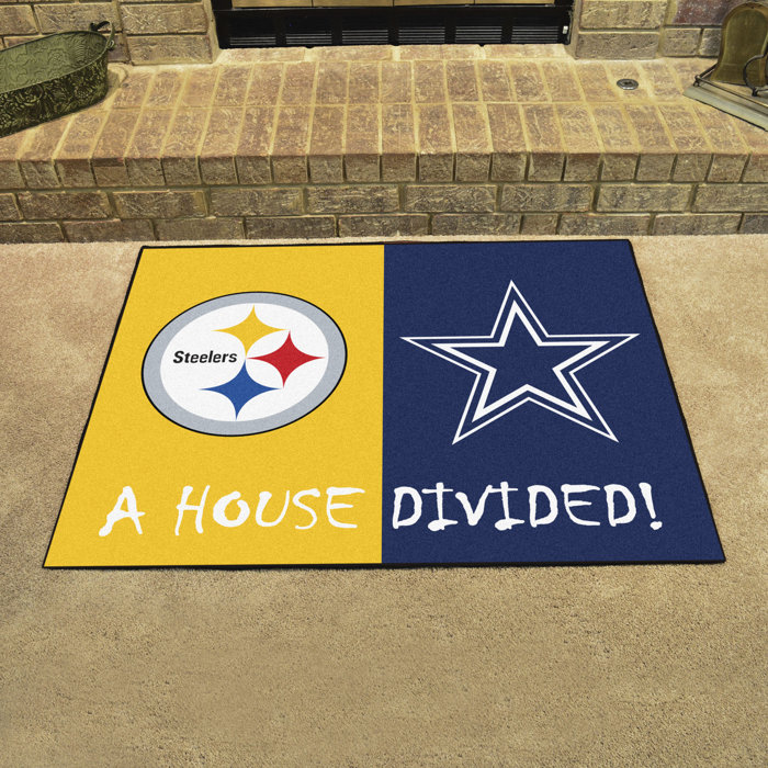 Fanmats Nfl Pittsburg Steelers Dallas Cowboys 42 5 In X 33 75 In