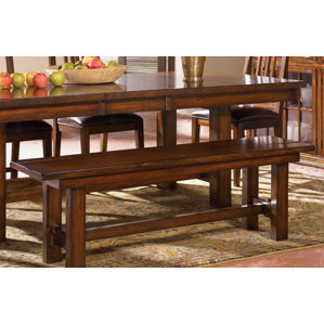 Stockett Solid Mahogany Wood Bench by ..