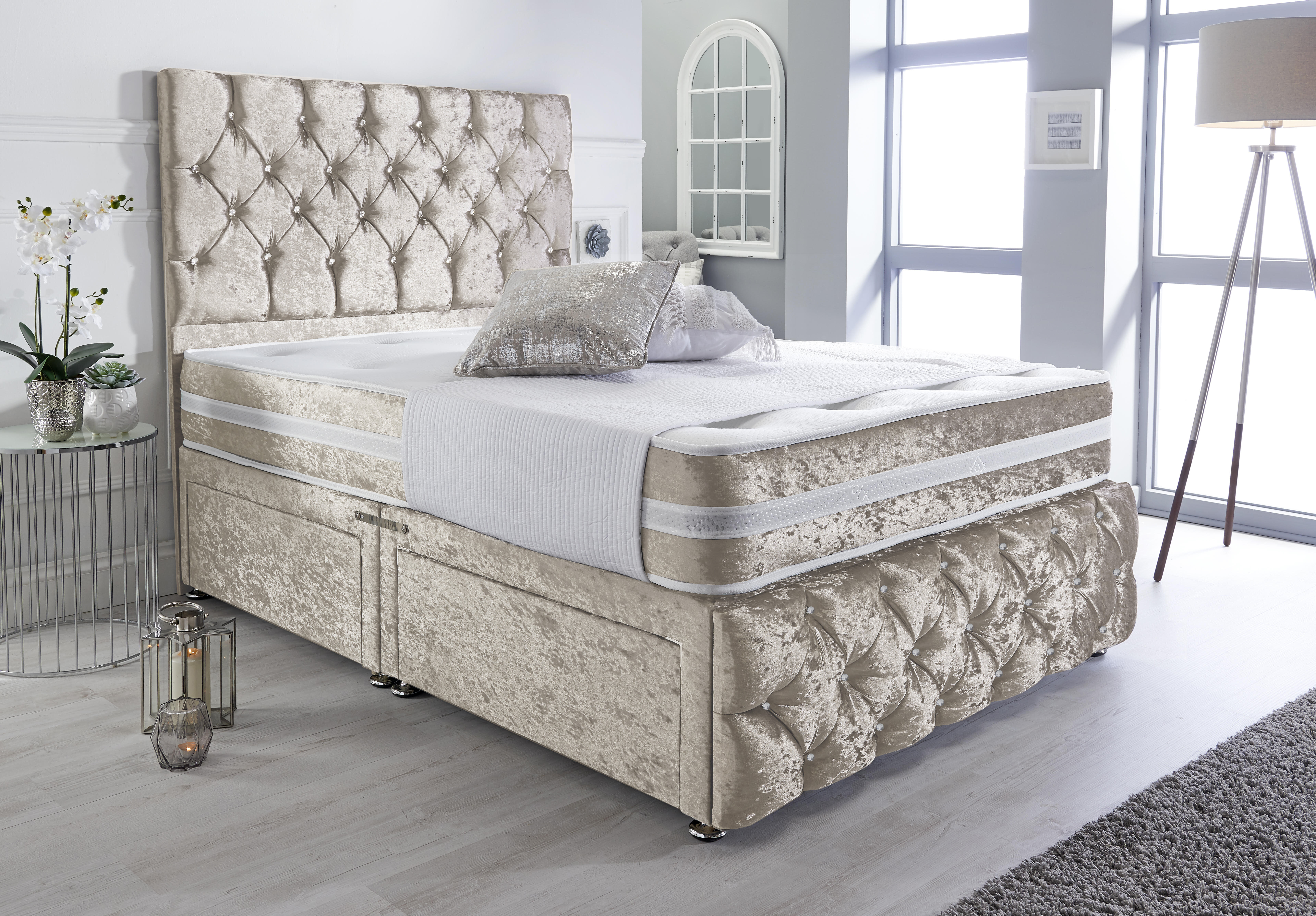 Mercer41 Mejia Luxury Divan Bed Wayfaircouk