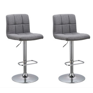 Park Ridge Adjustable Height Swivel Bar Stool (Set of 2) by Orren Ellis
