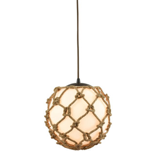 Go to store & view more images Bowdoin 1-Light Globe Pendant by Bay Isle Home