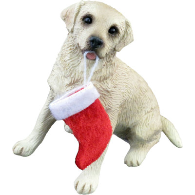 Sandicast Sitting Pembroke Welsh Corgi In Red Ornament