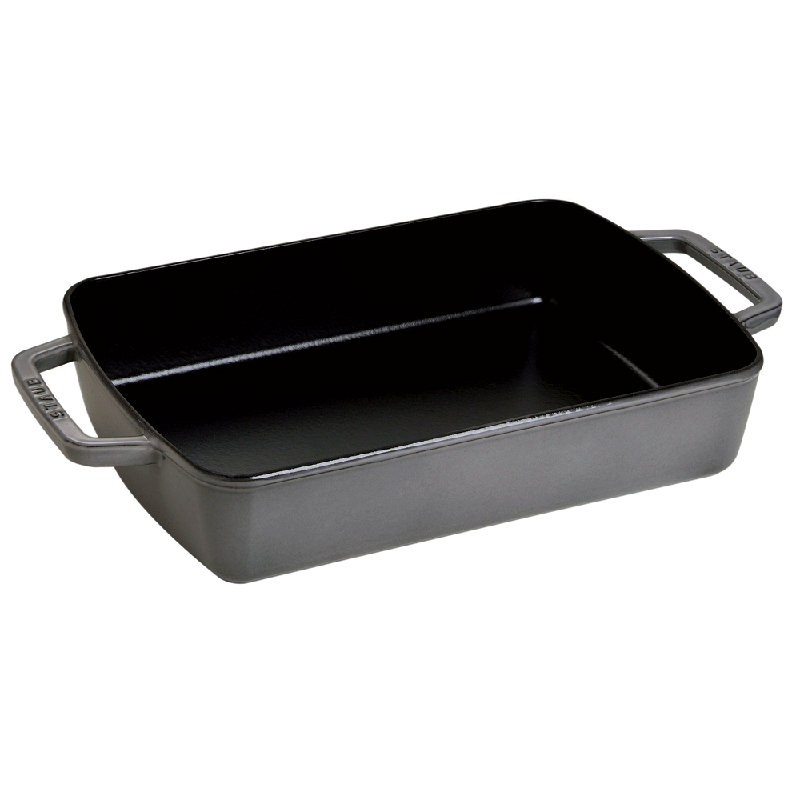 Staub Cast Iron Rectangular Roasting Pan & Reviews | Perigold