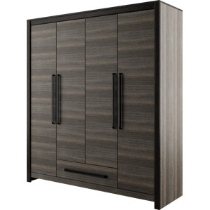 Dolloff 4 Doors 1 Drawer Armoire by Mercury Row