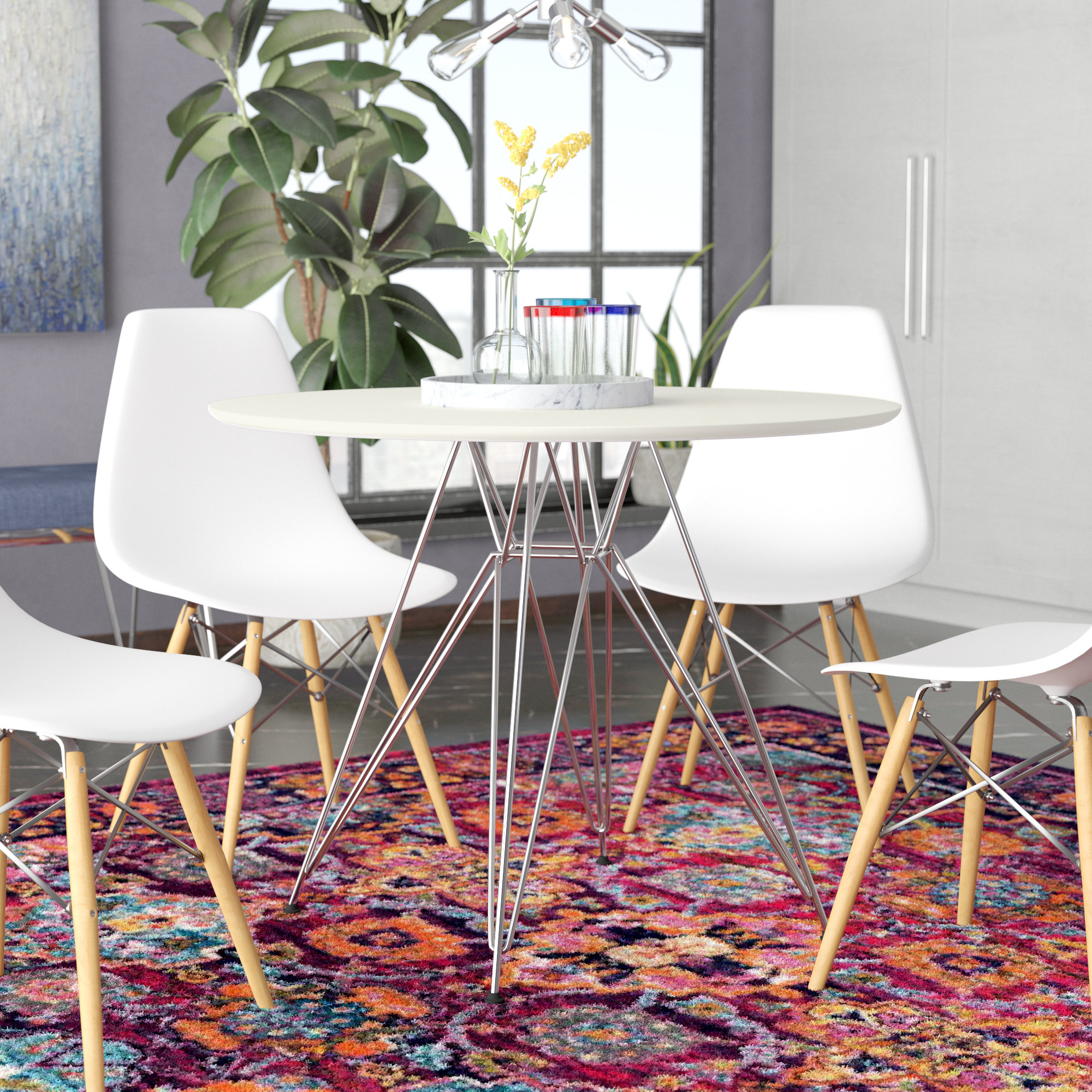 Ivy Bronx Alleyne 35.5'' Dining Table & Reviews Wayfair