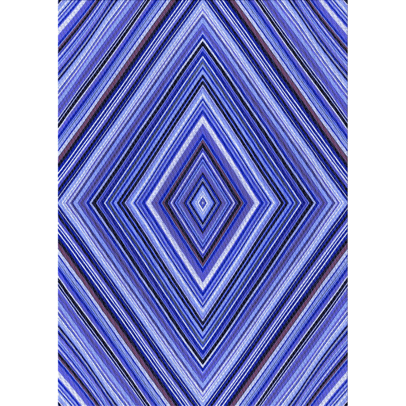East Urban Home Pettry Geometric Wool Blue Area Rug Wayfair