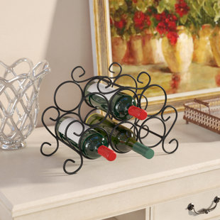 Siebert 7 Bottle Tabletop Wine Rack