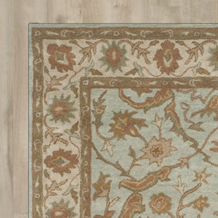 Darby Home Co Area Rugs Birch Lane Heritage Tufted Wool Light Blue Ivory Area Rug