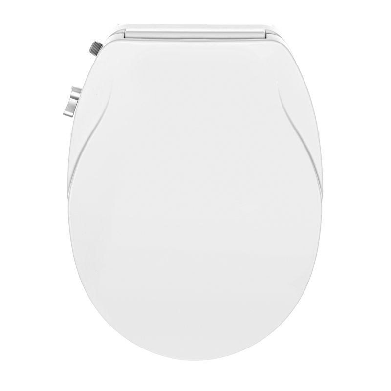 Emodern Decor Soft Close Dual Nozzles Non Electric Round Toilet Seat Bidet Reviews Wayfair