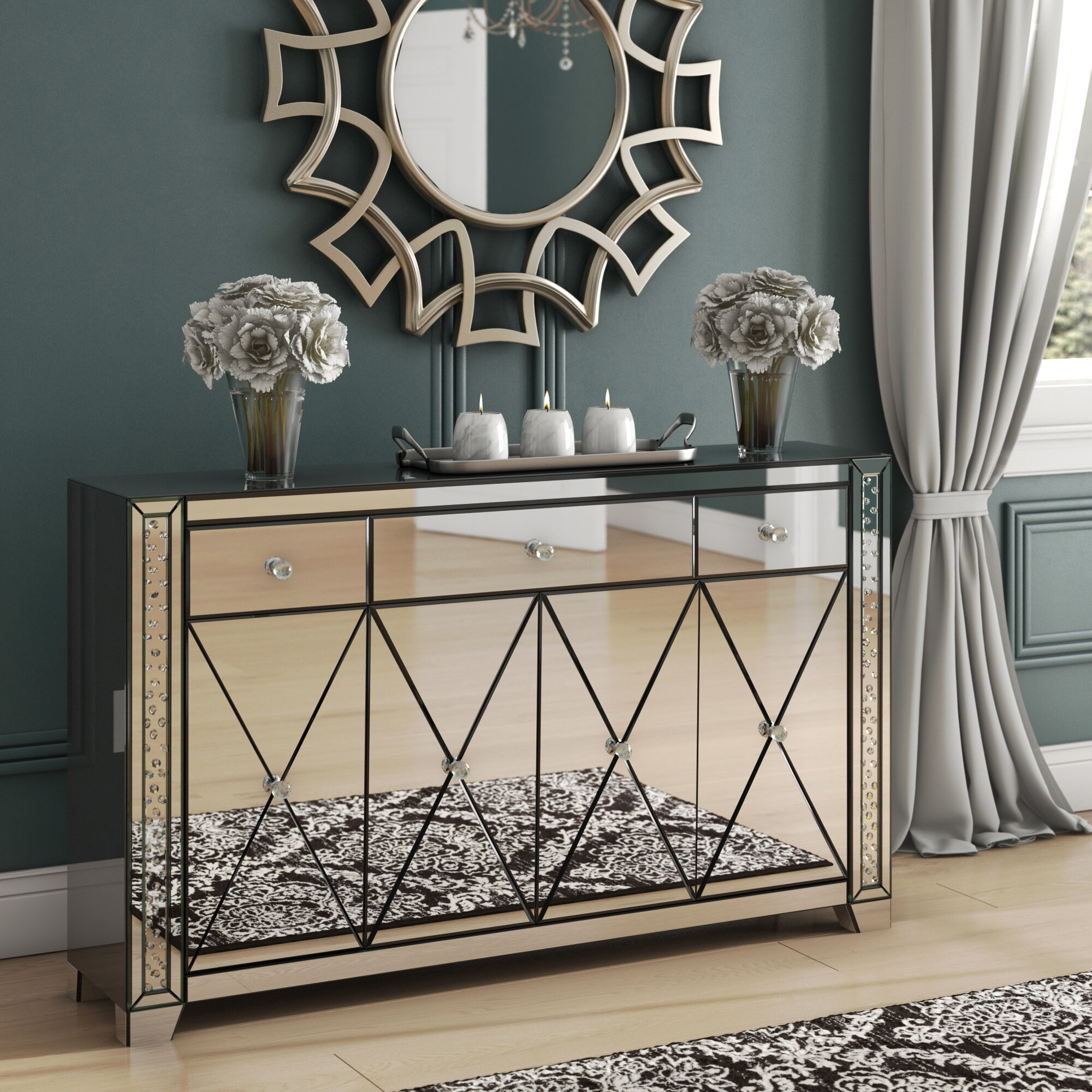 Rosdorf Park Abhinav Credenza Reviews Wayfairca