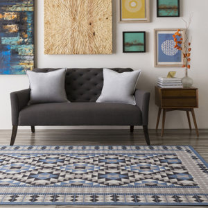 Agosto Navy Area Rug