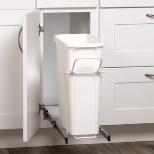 Real Solutions Steel Quart Pull Out Trash Can