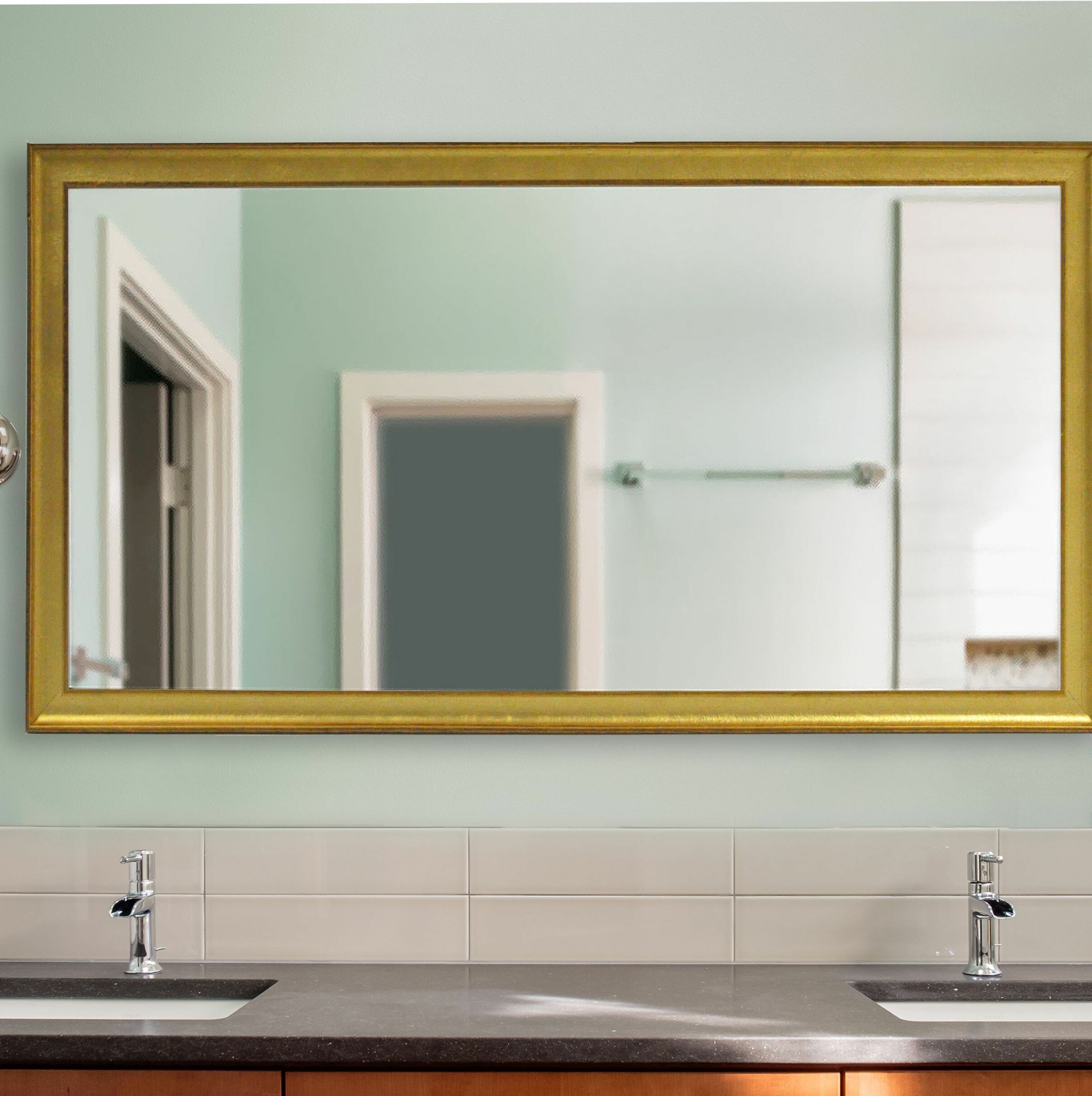 House Of Hampton Nikodemos Bathroom Mirror Reviews Wayfair