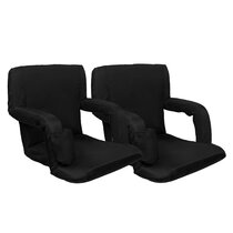Portable Multiuse Adjustable Recliner Stadium Seat by Black Pool 29 X 21 3 for sale online