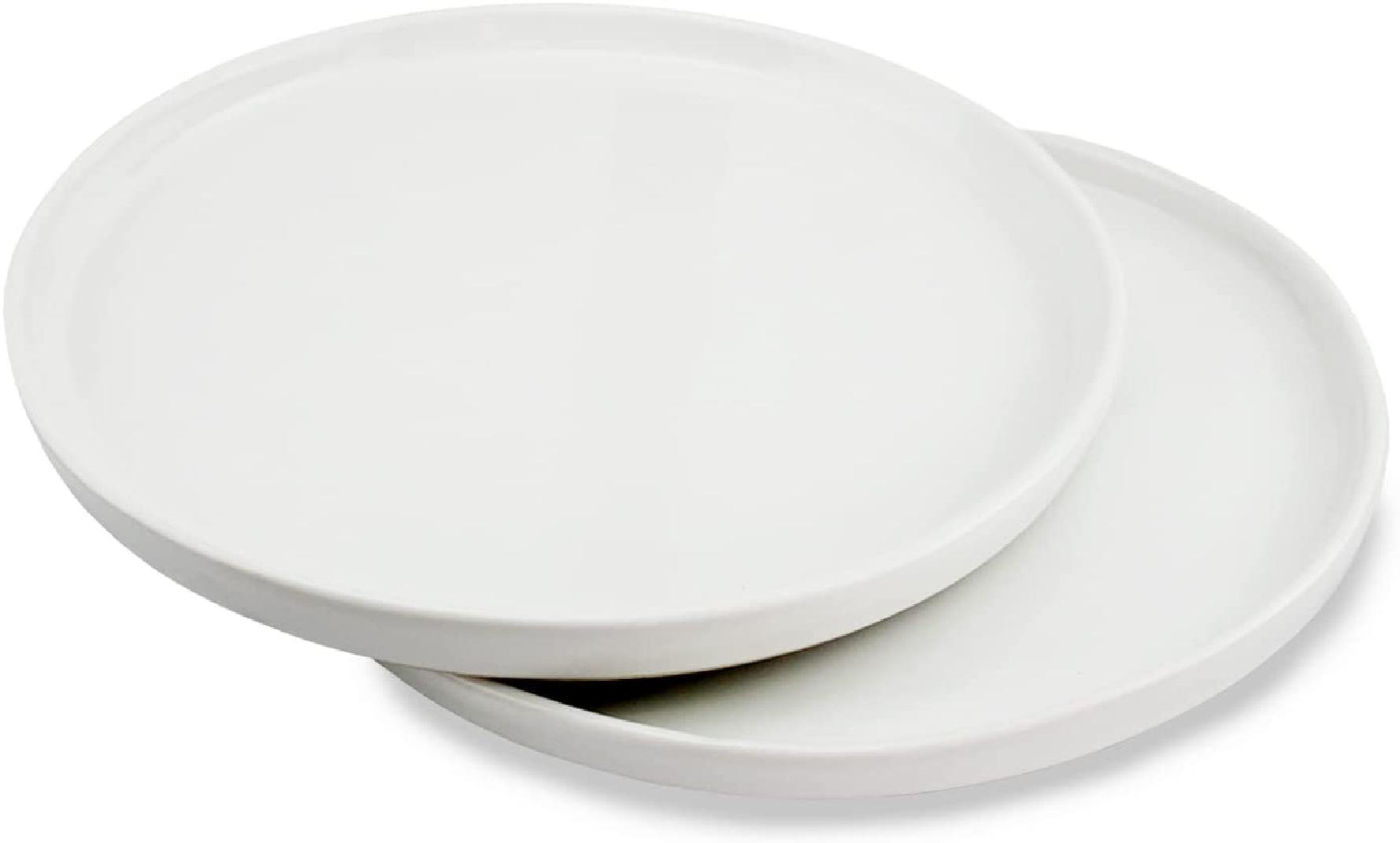 ceramic lipped plates