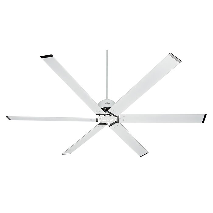96 Industrial 6 Blade Ceiling Fan With Remote