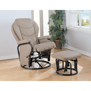 Go to store & view more images Maidenhead Baby Nursing Manual Glider Recliner with Ottoman by Harriet Bee