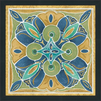 Free Bird Mexican Tiles I Acrylic Painting Print Bungalow