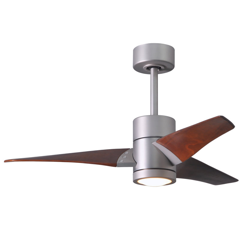 Brayden Studio 42 Jonesy 3 Blade Led Ceiling Fan With Remote Light Kit Included Wayfair
