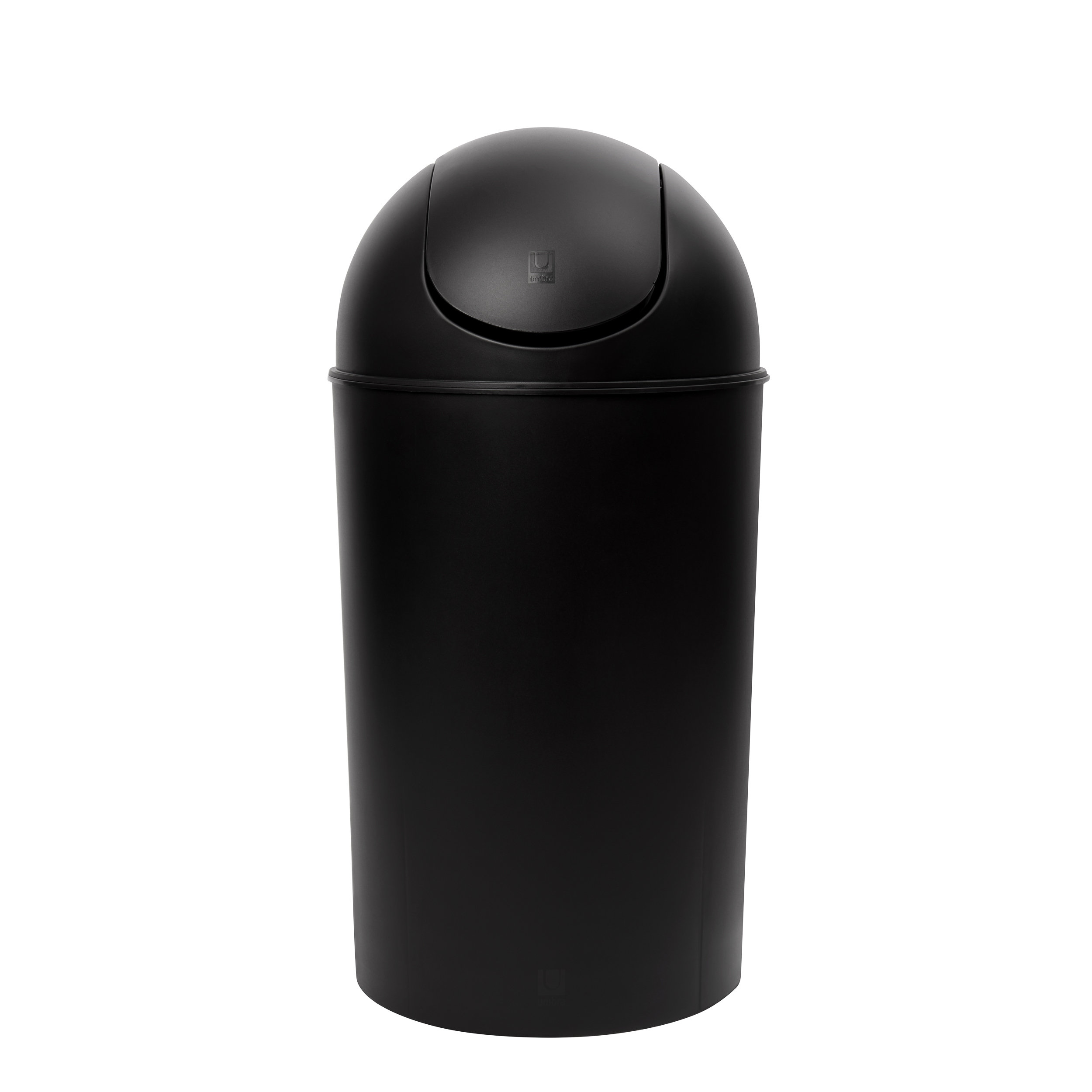 InterDesign 5L Steel Step Can with Bucket Insert for Bathroom Bronze Office Kitchen