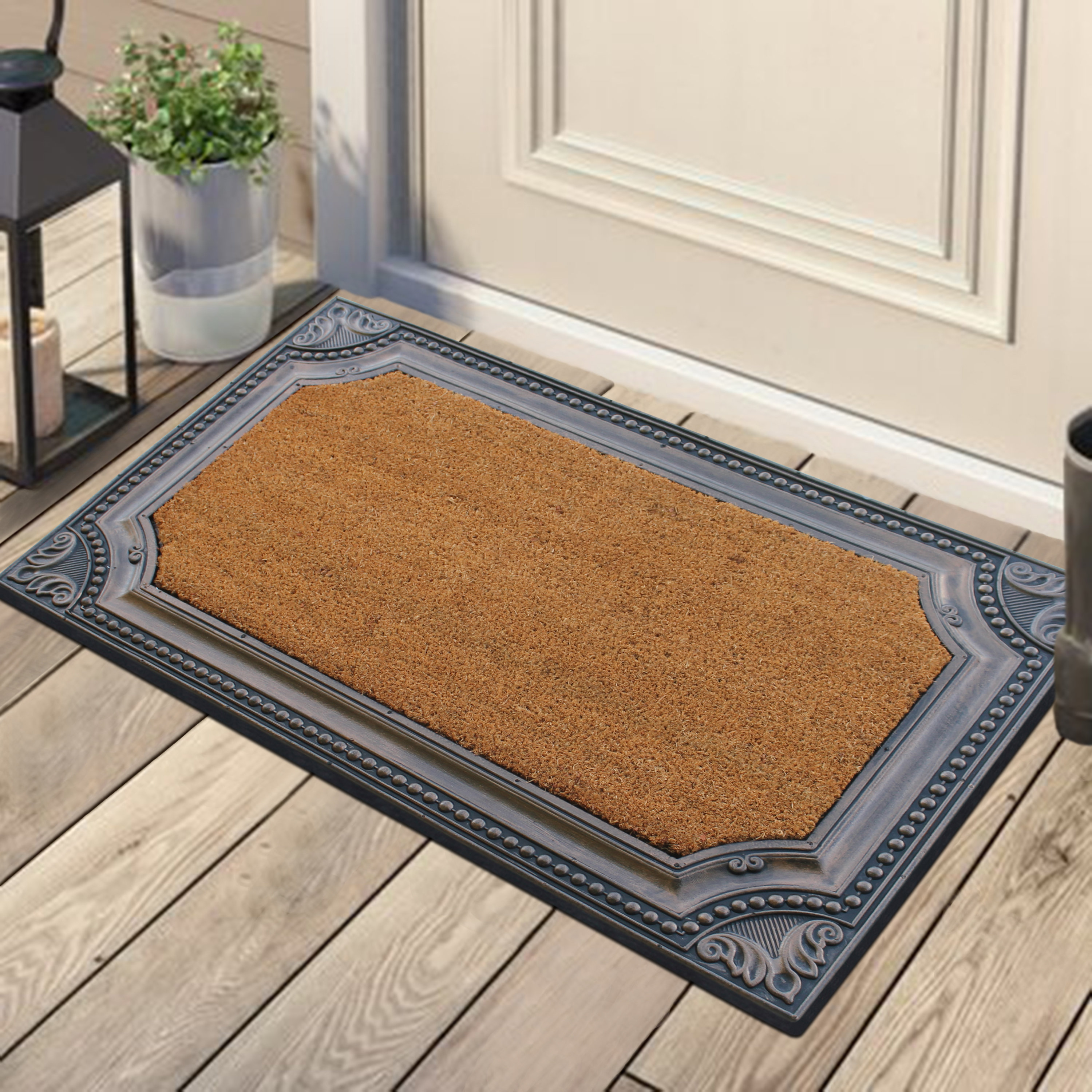 Charlton Home Rashee Rubber And Coir Heavy Duty 39 X 24 Non Slip