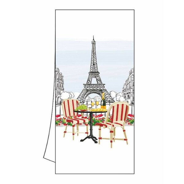 Paris Themed Eiffel Tower & Shoe Personalized 3 Piece Bath Towel Set Any Color 