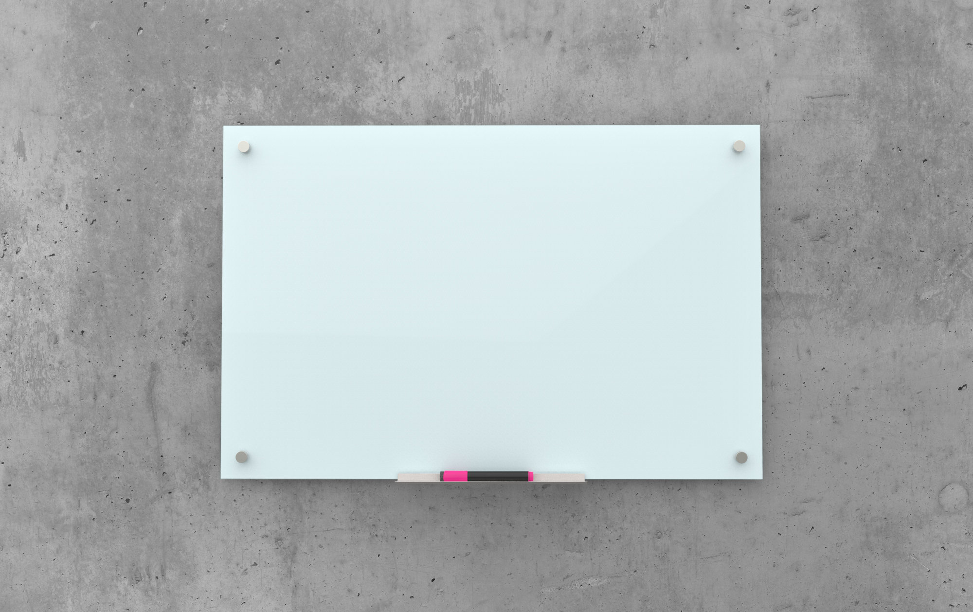 U Brands Wall Mounted Glass Board, 35" x 35" Wayfair