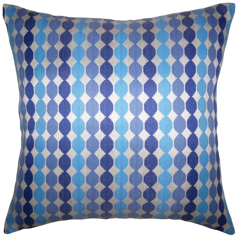 ArtVerse Katelyn Smith 20 x 20 Indoor/Outdoor UV Properties-Waterproof and Mildew Proof Purple Cat Pattern Pillow