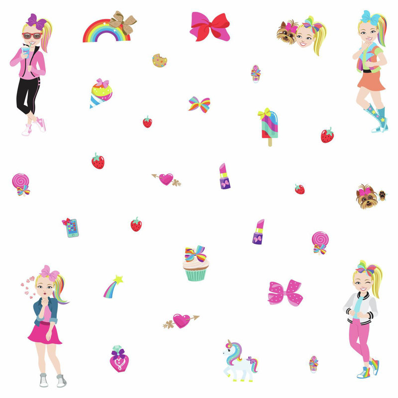 Room Mates Jojo Siwa Cartoon Peel And Stick Wall Decal Wayfair