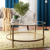 Clear Round Coffee Tables You Ll Love In 2021 Wayfair