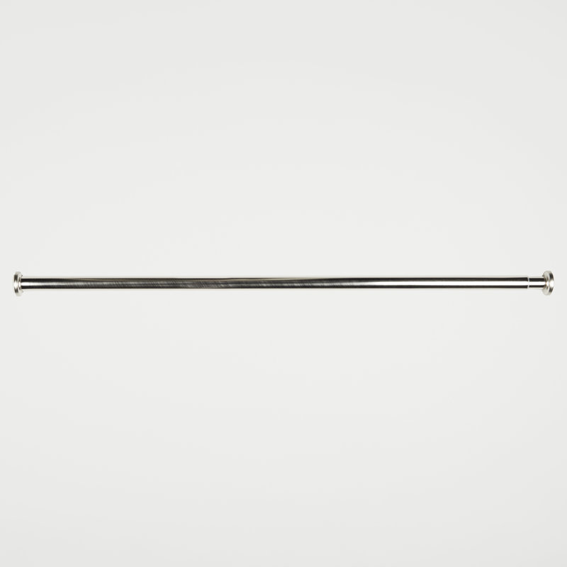 Dawnview Exclusive Home Tension Rod, Adjustable Finish: Brushed Nickel, Size: 24" - 40"