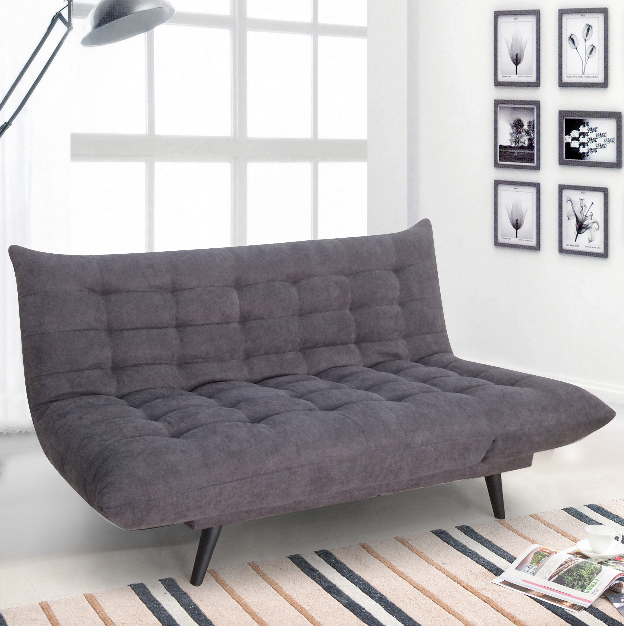 Ebern Designs Stalbridge 72 Armless Sofa Bed Reviews Wayfair Ca Stalbridge 72 Armless Sofa Bed