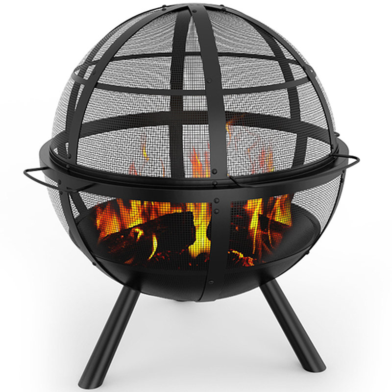 Regalflame Globe Ball Outdoor Backyard Garden Home Light Fire Pit