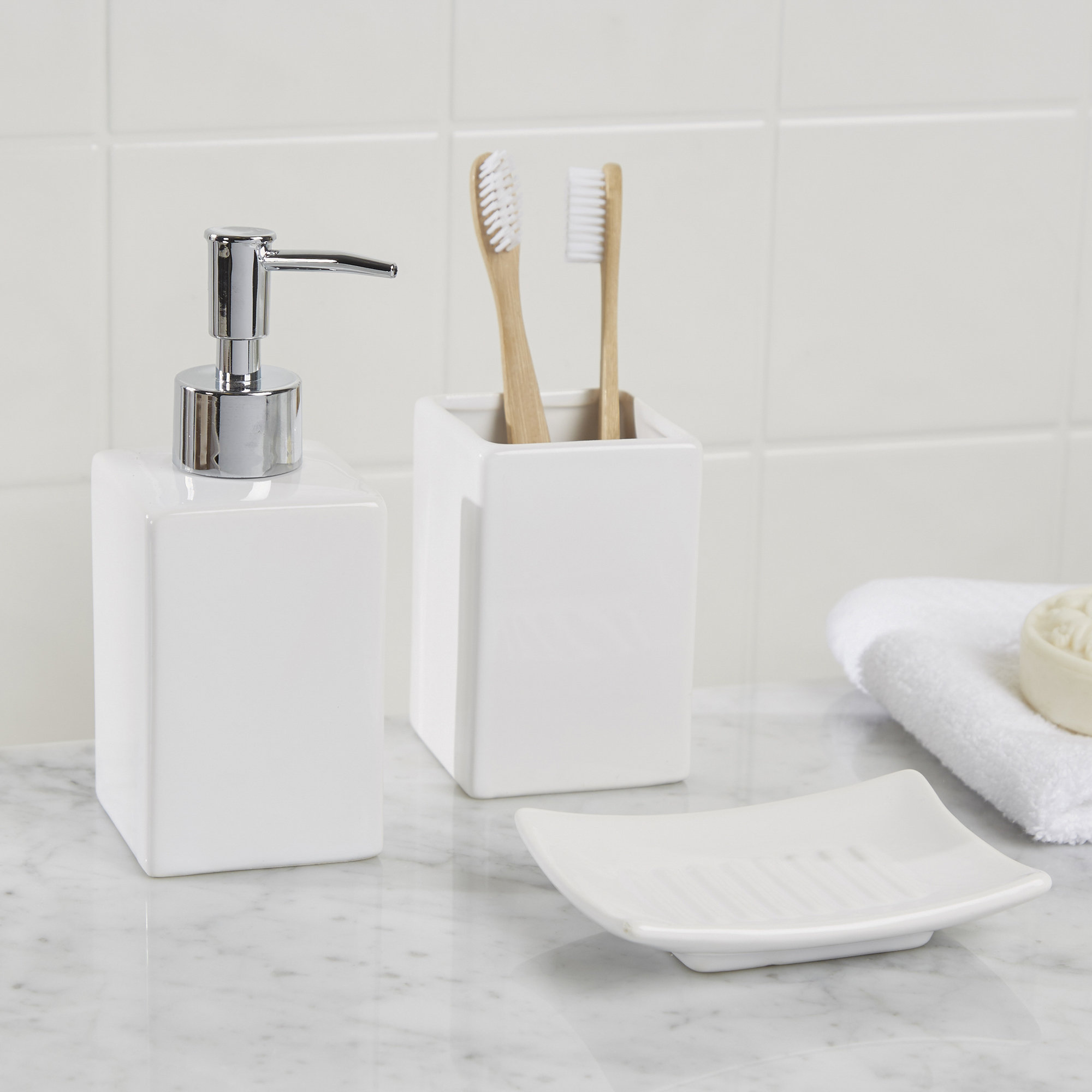Birch Lane Osseo 3 Piece Bathroom Accessory Set Reviews