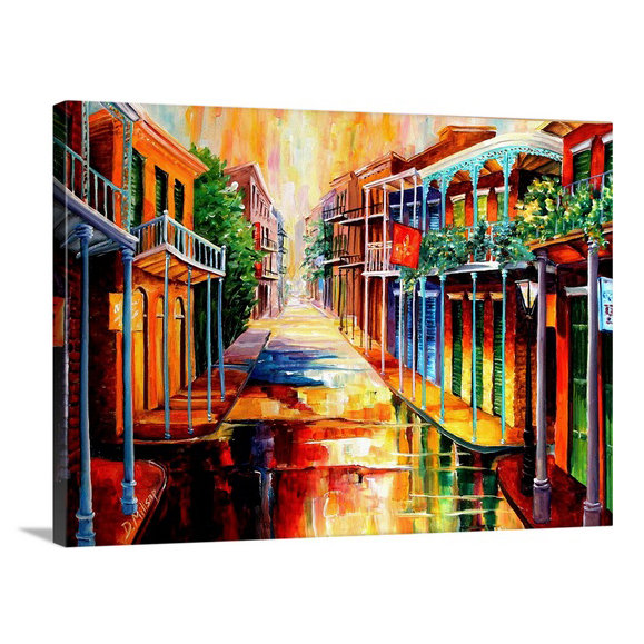 Great Big Canvas Royal Street Reflections By Diane Millsap