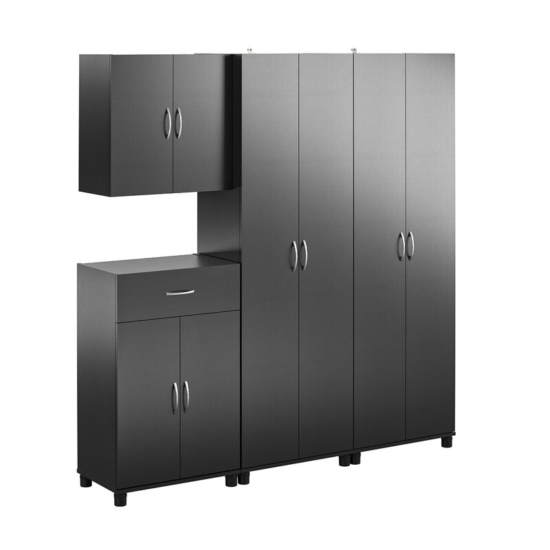 Wayfair Basics™ Springboro 4-Piece Garage Storage Cabinet ...