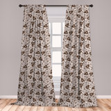 Brown Suede Curtains Wayfair
