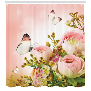 Butterfly Shower Curtain Wayfair