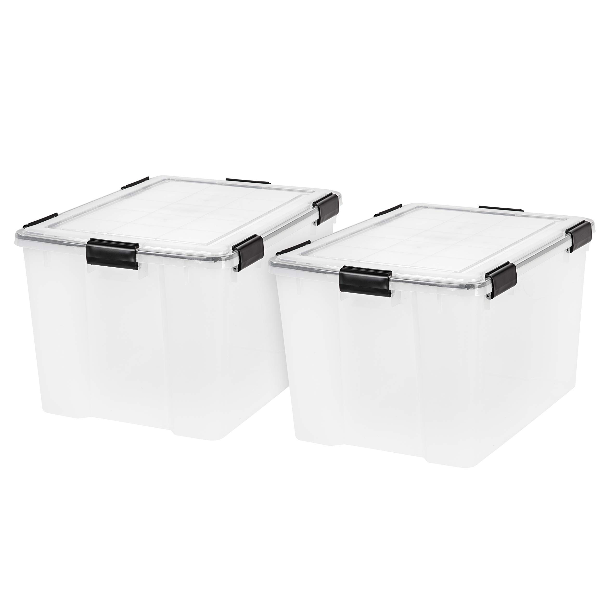 large clear plastic totes