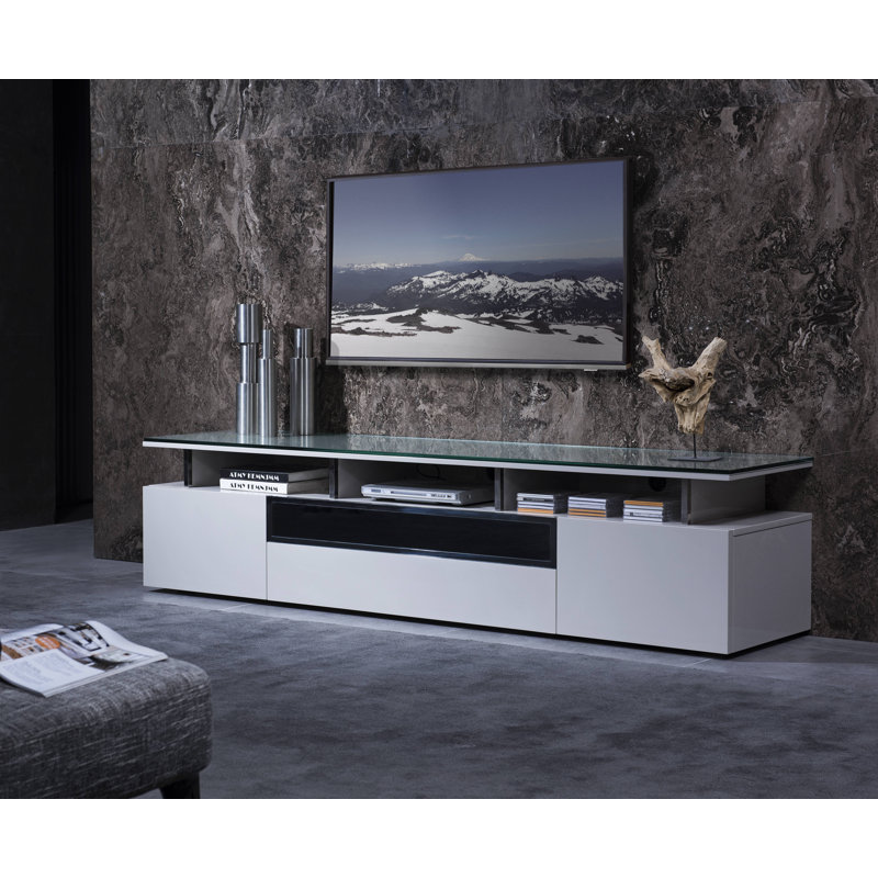 Wade Logan Bradner Tv Stand For Tvs Up To 88 Reviews Wayfair