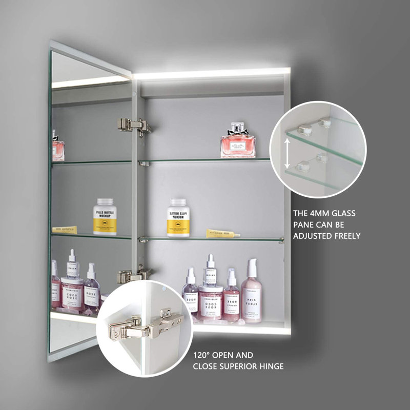 3 door medicine cabinet hinges