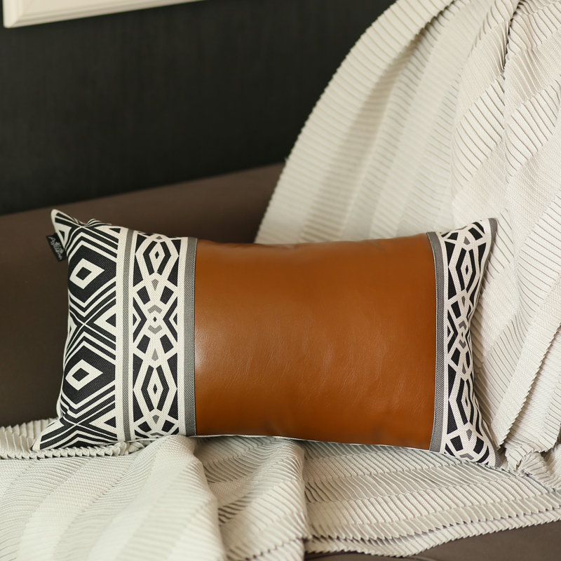 Laurel Foundry Modern Farmhouse Wayne Decorative Geometric Lumbar