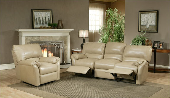 Omnia Leather Mandalay Reclining Configurable Living Room Mandalay Reclining Leather Configurable Living Room Set