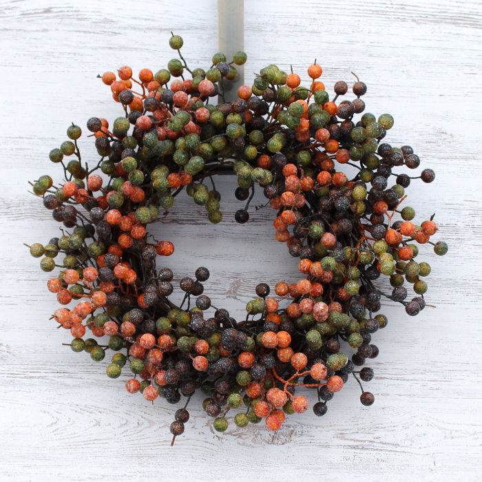 Autumn Berry Fall Thanksgiving Silk Wreath Autumn Berry Fall Thanksgiving Silk Wreath