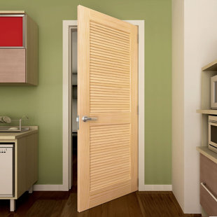 Interior Louvered Doors Wayfair Louvered Solid Wood Unfinished Slab Standard Door