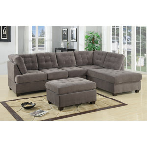 Darianna Waffle Reversible Sectional