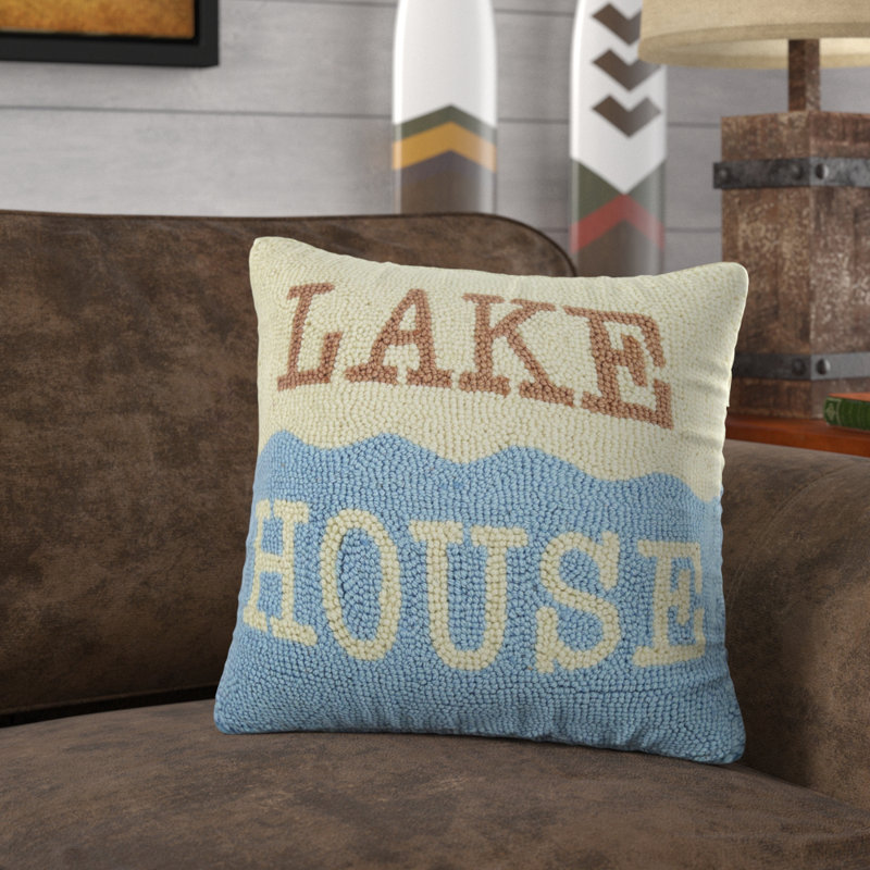 Loon Peak Sycamore Lake House Wool Throw Pillow Wayfair