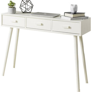 Modern Contemporary White Parsons Console Table Allmodern Quickview